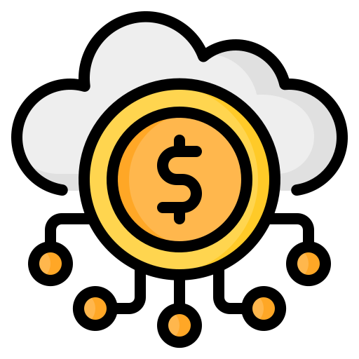 Cloud cost optimisation icon
